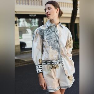 Las Sureñas SS25 Poplin Shirt Garden Tiger